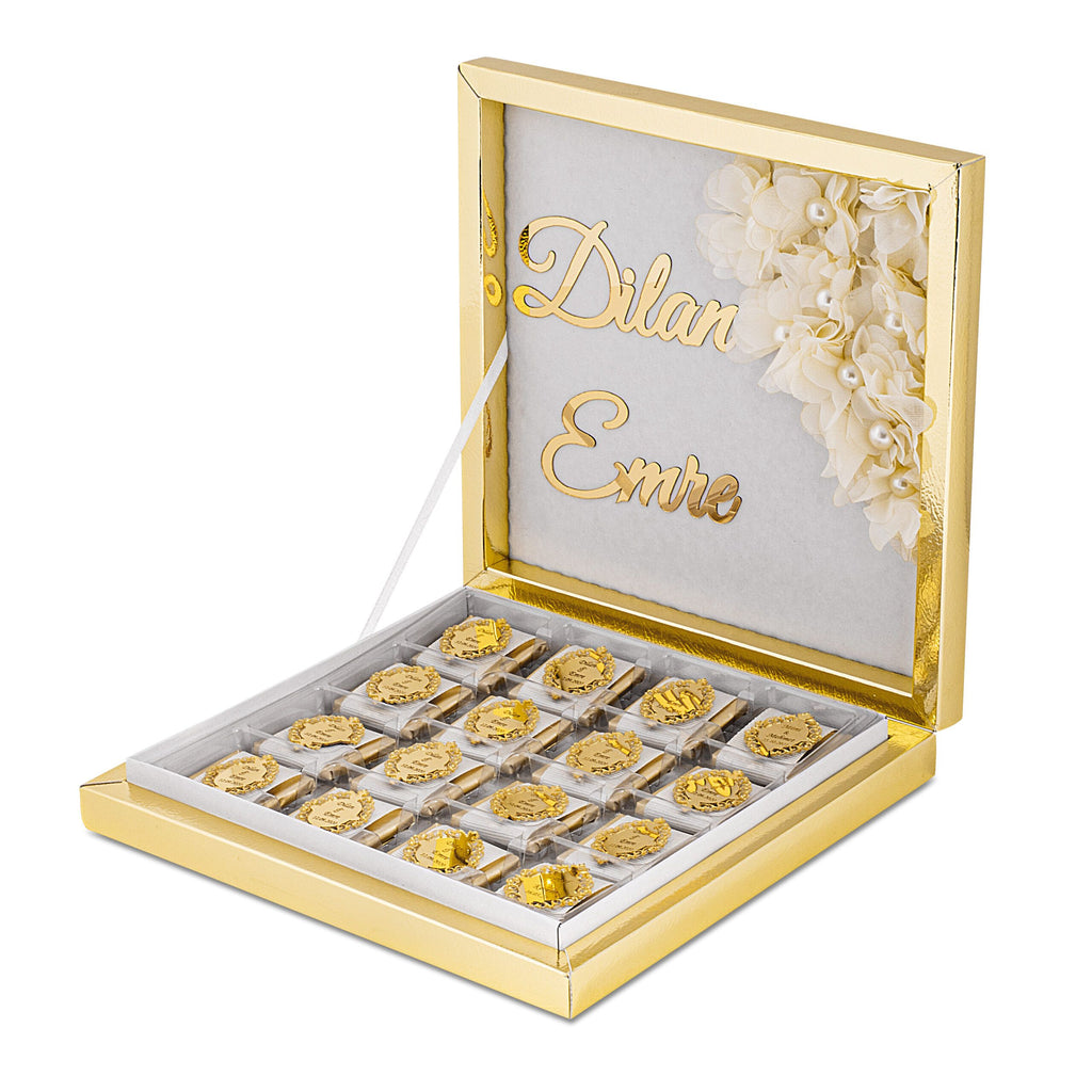 Kız İsteme Çikolatası - Hochzeitsschokolade - Plexi - Royal