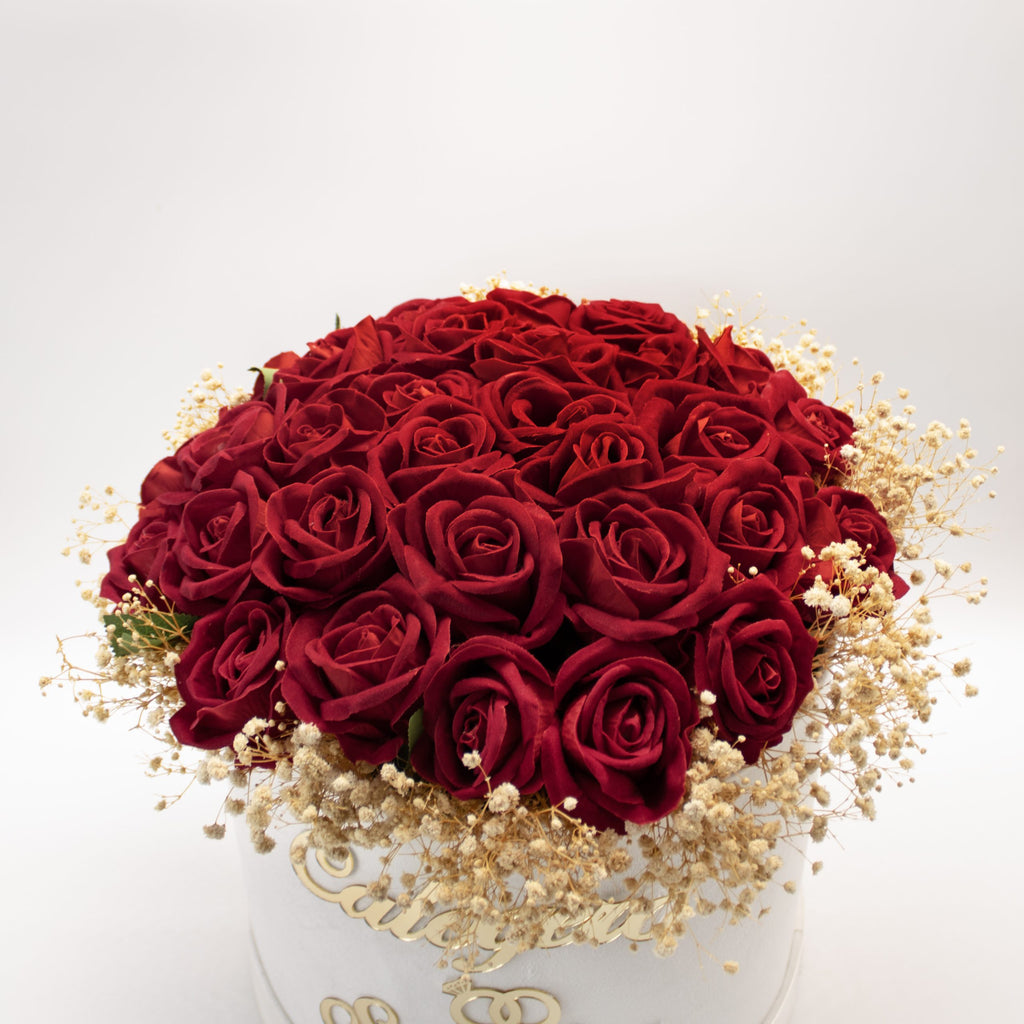 Rosenbox | İsteme Çiçeği – Personalisierbares Romantische Geschenk für Verlobung, Hochzeit &amp; besondere Anlässe