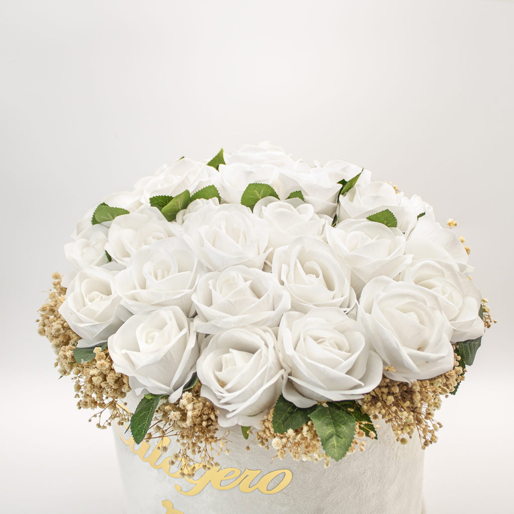 Rosenbox | İsteme Çiçeği – Personalisierbares Romantische Geschenk für Verlobung, Hochzeit &amp; besondere Anlässe