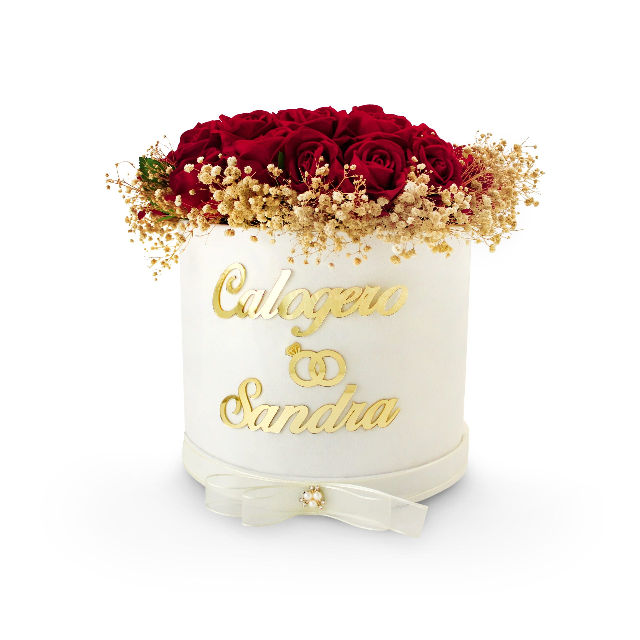 Rosenbox | İsteme Çiçeği – Personalisierbares Romantische Geschenk für Verlobung, Hochzeit &amp; besondere Anlässe