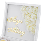 Kız İsteme Çikolatası - Hochzeitsschokolade - Plexi - rund