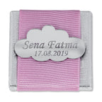 Bebek Çikolatası - Babyshower Schokolade - Pleksi - Bulut - rosa