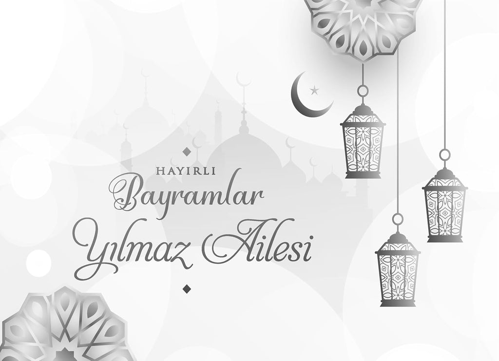 Personalisierte Ramadan Schokolade Geschenkbox – Mit Stern & Laternen Design - Halal Pralinen