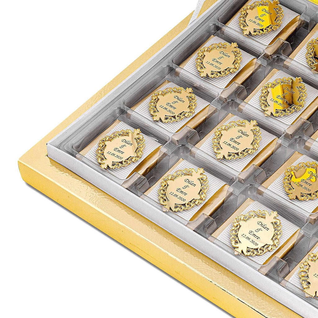 Kız İsteme Çikolatası - Hochzeitsschokolade - Plexi - Royal