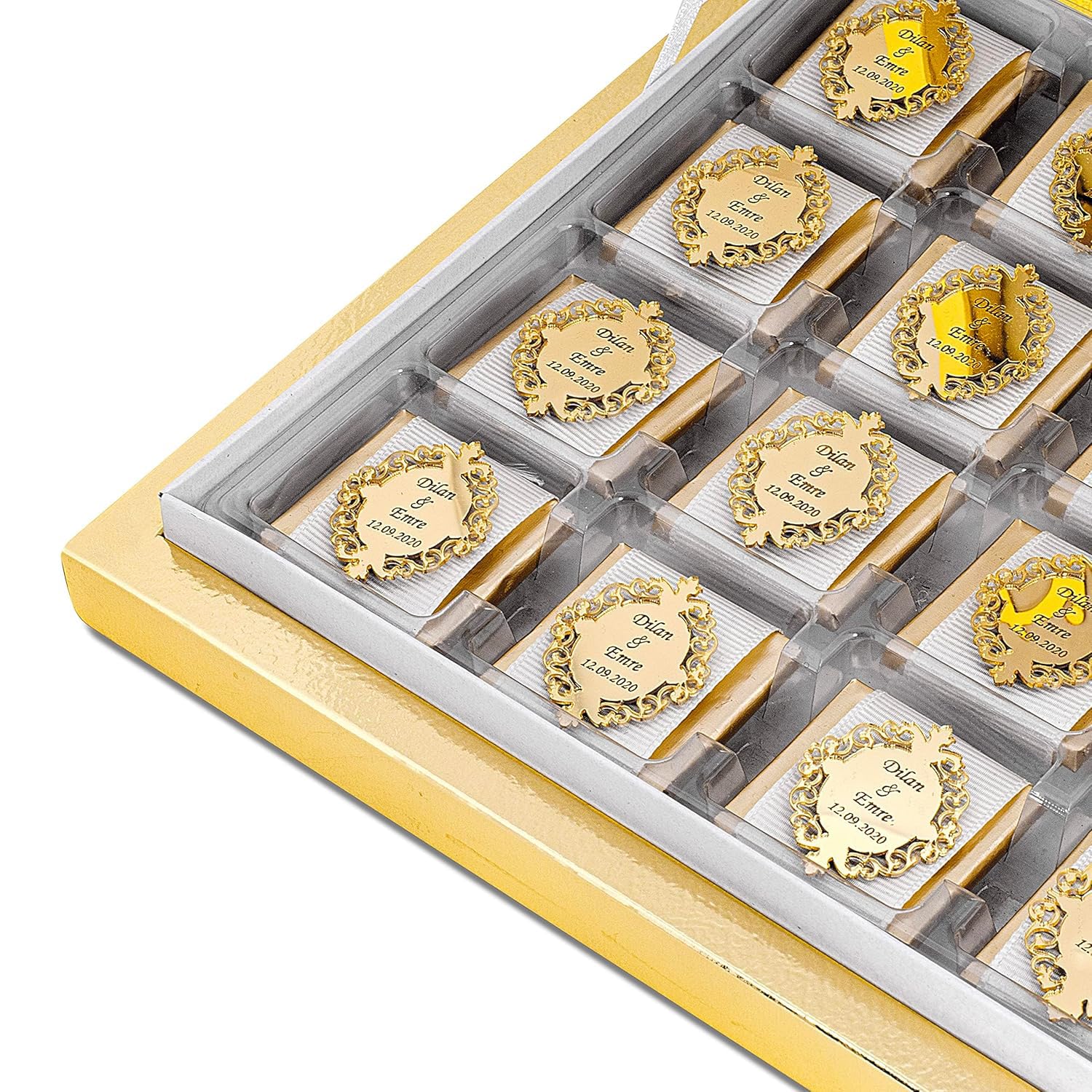 Kız İsteme Çikolatası - Hochzeitsschokolade - Plexi - Royal
