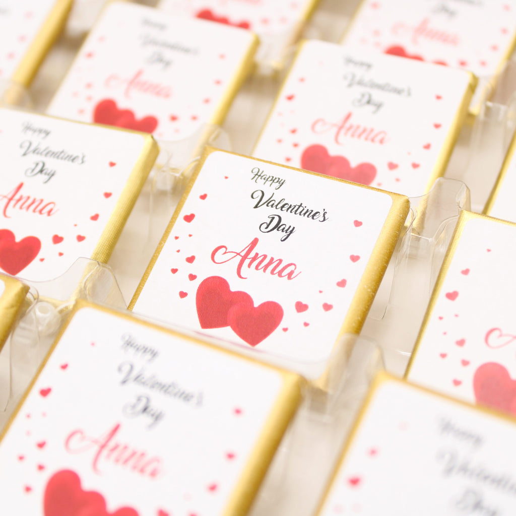 Valentinstag Schokolade - Umarmung der Liebe - Etiket - HALAL