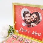 Valentinstag Schokolade - Foto der Liebe - Etiket - HALAL