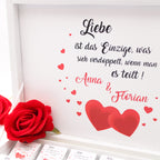 Valentinstag Schokolade - Umarmung der Liebe - Etiket - HALAL