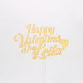 Tortenaufsatz - Valentinstag - Liebesfeier - Cake Topper - Sevgililer günü İsimlik - Acrylglas