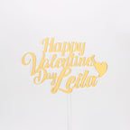 Tortenaufsatz - Valentinstag - Liebesfeier - Cake Topper - Sevgililer günü İsimlik - Acrylglas