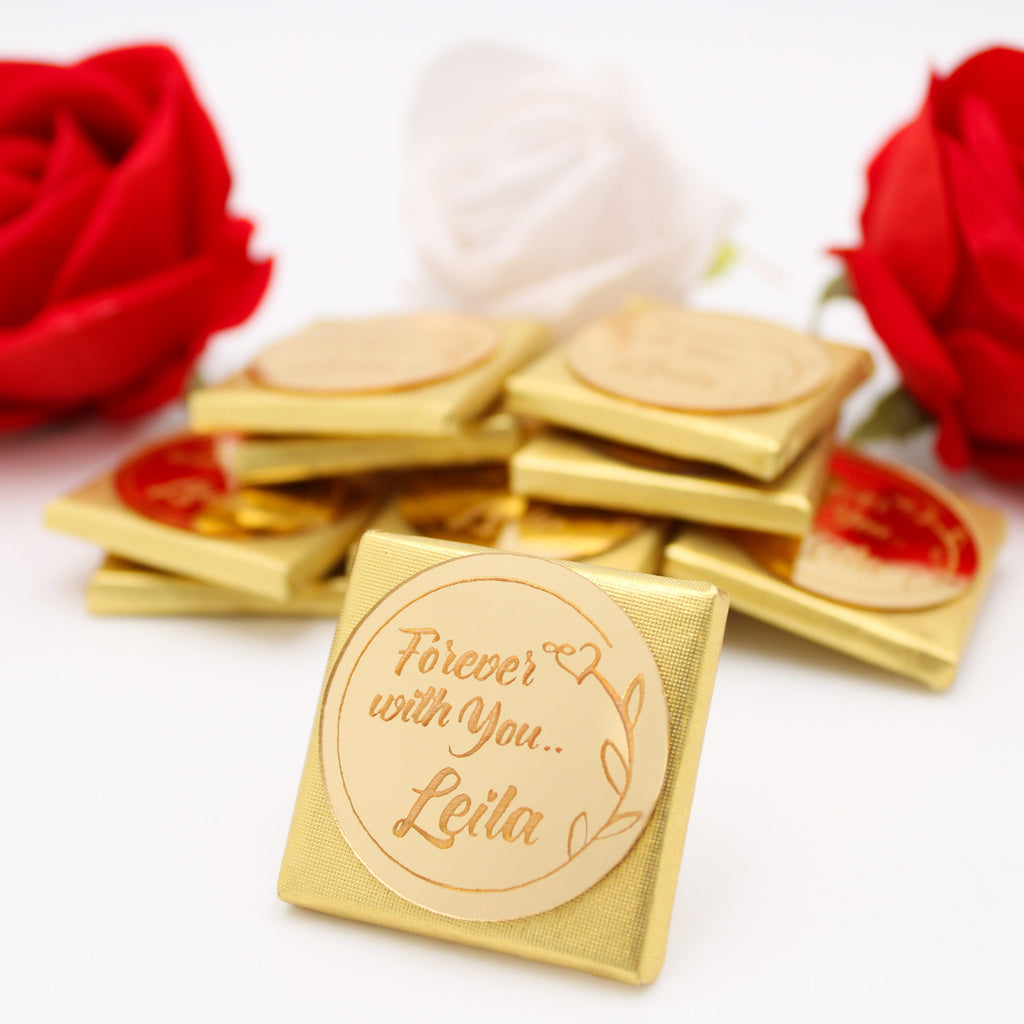 Valentinstag Schokolade - Unendliches Herz - Plexi - HALAL