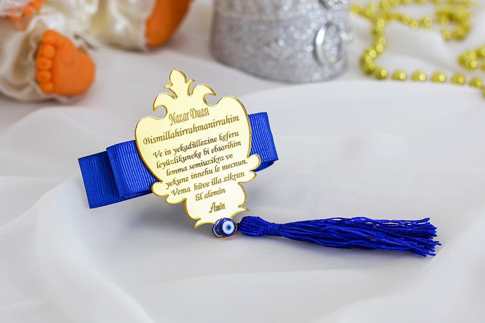 Sünnet Şekeri - Beschneidung Gastgeschenk - Plexi - Nazar Duası