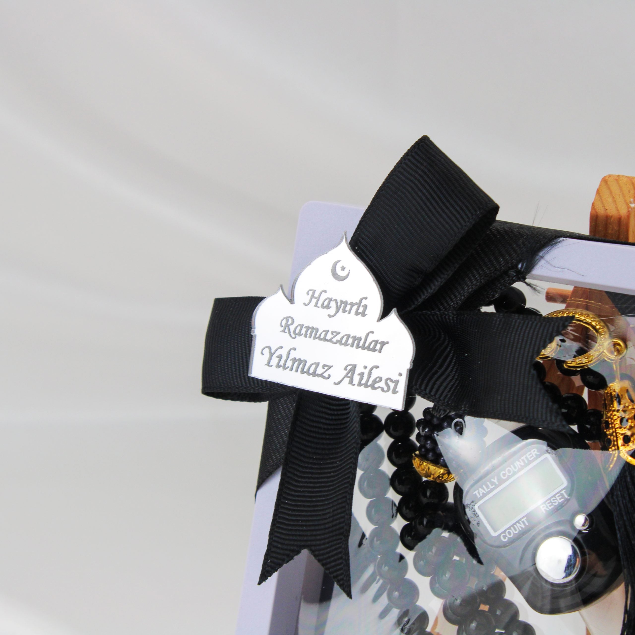 Personalisierbares Ramadan Geschenk Set – Fingerzähler & Tasbih