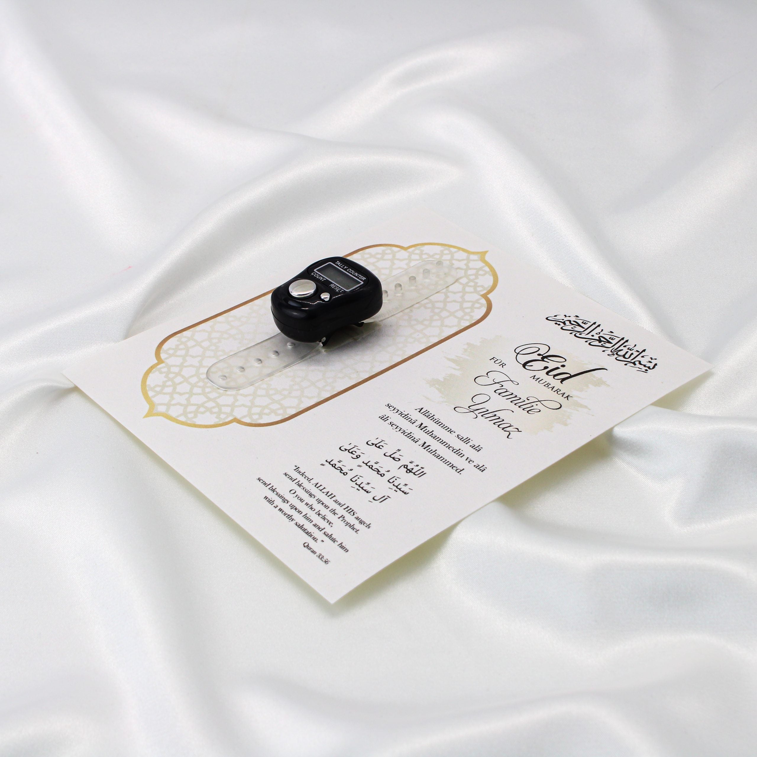 Personalisierbarer Fingerzähler Geschenk – Ramadan Zikr Zähler