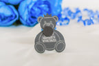 Bebek Şekeri - Babyfeier Gastgeschenk - Plexi Ayicik - blau