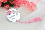 Bebek Şekeri - Babyfeier Gastgeschenk - Plexi Cift Ayak - rosa