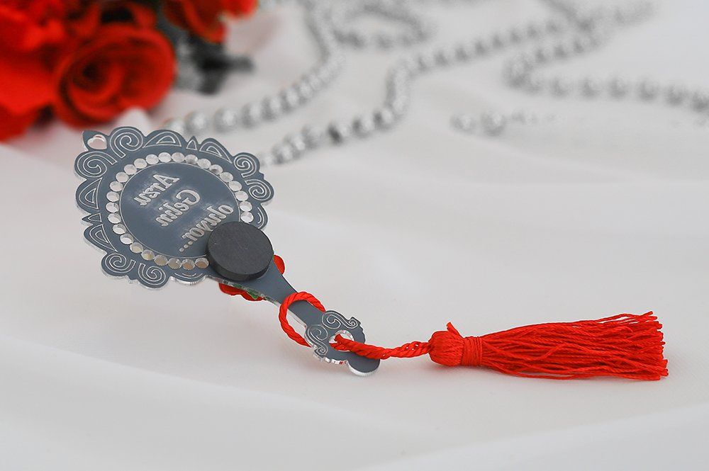 Kına kesesi - Henna Geschenk - Ayna Kalp - Plexi