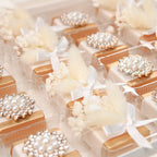 Dubai Pralinen – Geschenk zur Verlobung, Hochzeit oder Geburtstag – Personalisierte Luxus Schokoladenbox – Halal