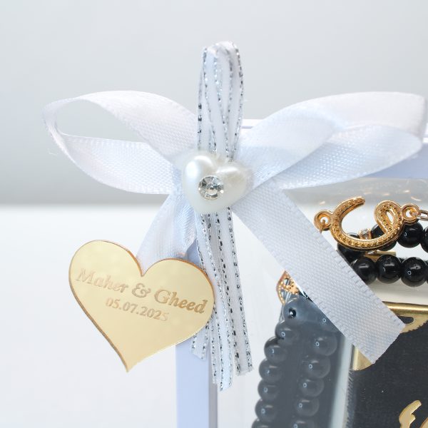 Personalisiertes Geschenk mit Mini-Koran & Tesbih – Taziye • Mevlid • Geburt – Bild 2