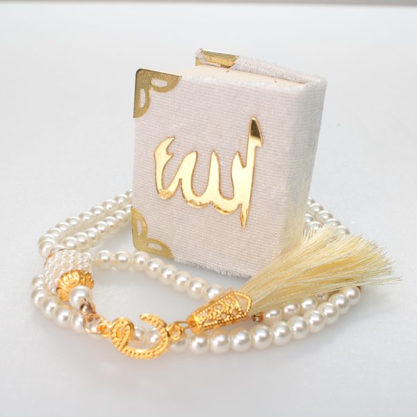 Personalisiertes Geschenk mit Mini-Koran & Tesbih – Taziye • Mevlid • Geburt – Bild 4