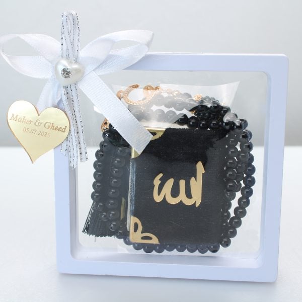 Personalisiertes Geschenk mit Mini-Koran & Tesbih